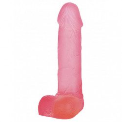Consolador con Base de Succión | Dildo Rojo Unisex