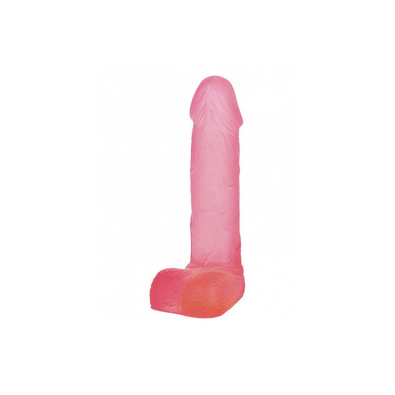 Consolador con Base de Succión | Dildo Rojo Unisex