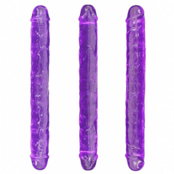 Consolador Gelatinoso con Doble Punta para Juegos en Compañía | Dildo Doble