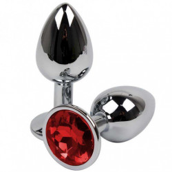 Precioso Plug Anal con Pedrería Exótica | Tapón Anal Talla S