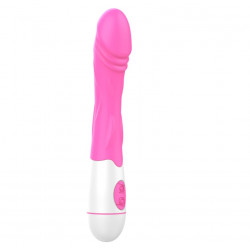 Vibrador con punta realista...