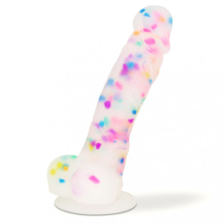 Dildo Colorido 16.5 cm -...