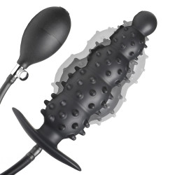 Tapón anal con estrías estimulantes